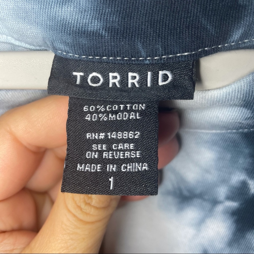 Torrid Embroidered Tie Dye High Neck Tank Top - Picture 8 of 11